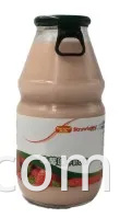 220g Glass Bottle Lactobacillus Yoghourt Milk Drink with Strawberry Flavor